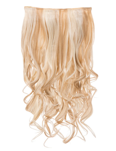 180g Streak Highlighted One Piece/Weft Curly Clip-in Extensions