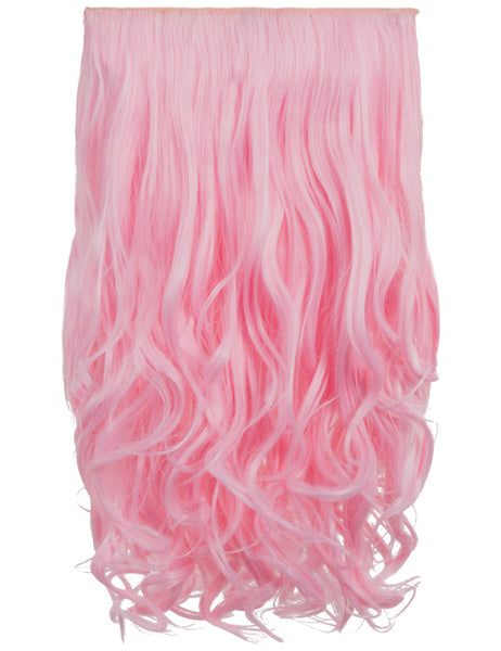 💇‍♀️ 20” Curly Vibrant Colour Clip-In Hair Extensions – Heat-Resistant Synthetic Fibre (1-Piece Set)