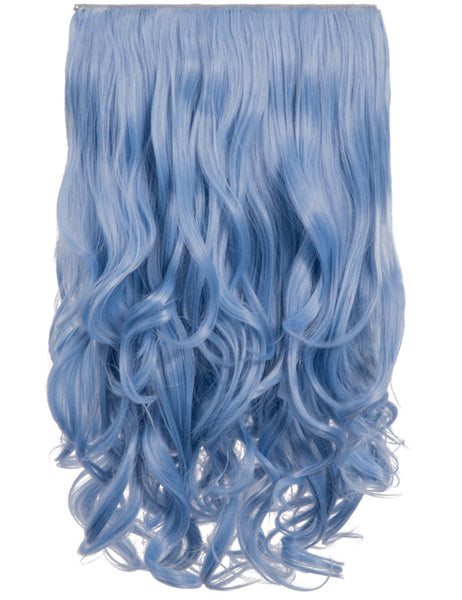 💇‍♀️ 20” Curly Vibrant Colour Clip-In Hair Extensions – Heat-Resistant Synthetic Fibre (1-Piece Set)
