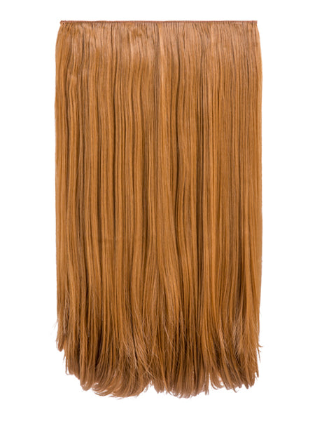 💇‍♀️ 24" Straight Clip-In Hair Extensions – Heat-Resistant Synthetic Fibre (1-Piece Set)