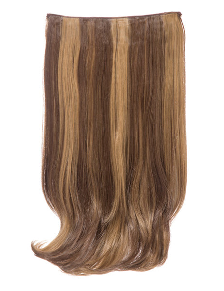 180g Streak Highlighted One Piece/Weft Straight Clip-in Extensions
