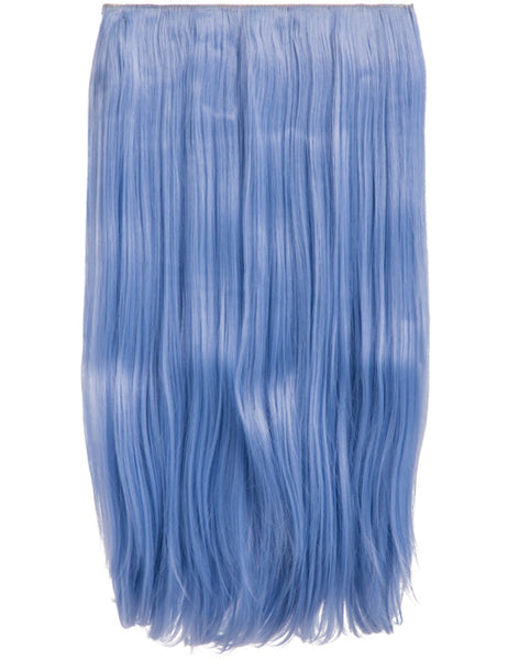 💇‍♀️ 24” Straight Vibrant Colour Clip-In Hair Extensions – Heat-Resistant Synthetic Fibre (1-Piece Set)
