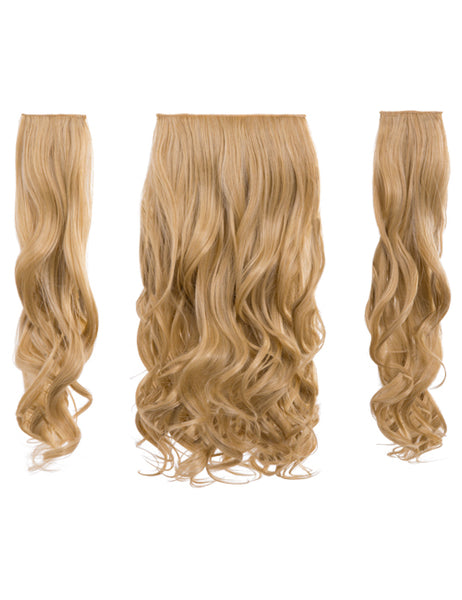 💇‍♀️ 20” Curly Clip-In Hair Extensions – Heat-Resistant Synthetic Fibre (3-Piece Set)