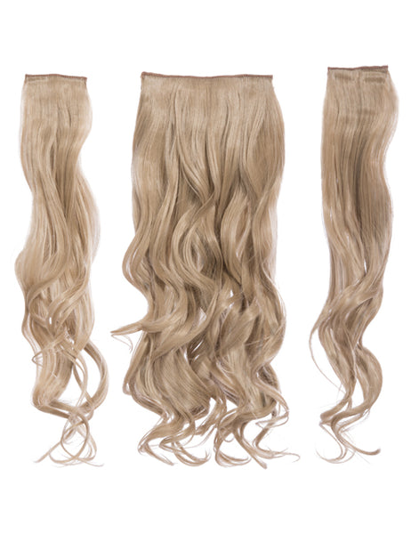 💇‍♀️ 20” Curly Clip-In Hair Extensions – Heat-Resistant Synthetic Fibre (3-Piece Set)