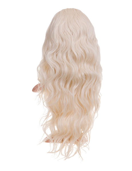 Long Beach Wave Hair 3/4 Half Head Wig Wavy Hairpiece Various Colours