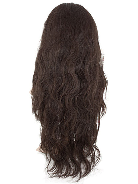 Long Beach Wave Hair 3/4 Half Head Wig Wavy Hairpiece Various Colours