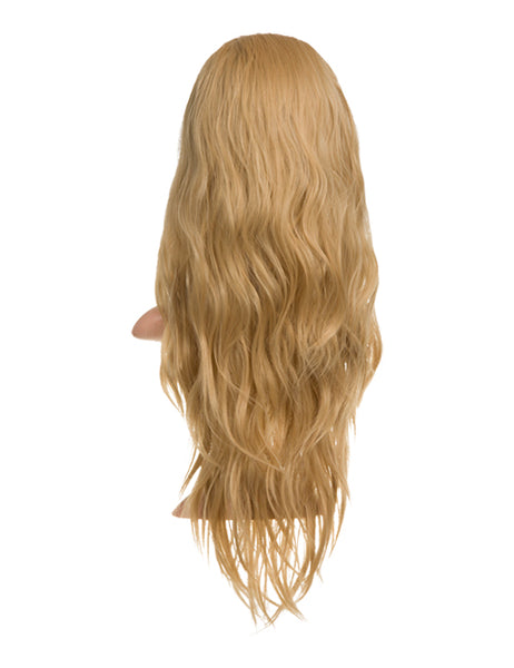 Long Beach Wave Hair 3/4 Half Head Wig Wavy Hairpiece Various Colours