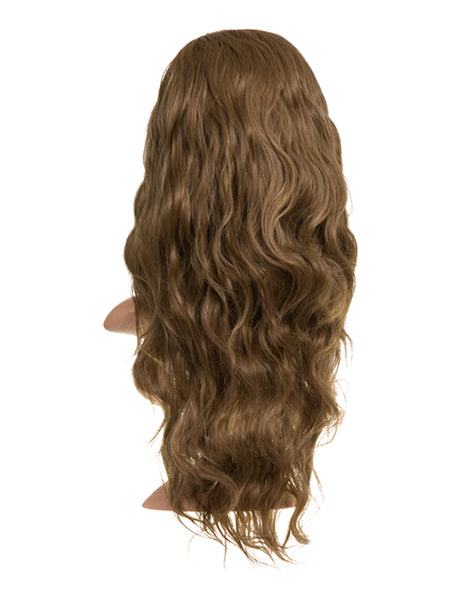 Long Beach Wave Hair 3/4 Half Head Wig Wavy Hairpiece Various Colours