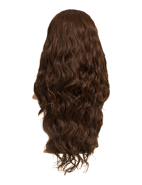 Long Beach Wave Hair 3/4 Half Head Wig Wavy Hairpiece Various Colours