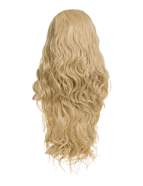 Long Beach Wave Hair 3/4 Half Head Wig Wavy Hairpiece Various Colours