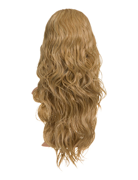 Long Beach Wave Hair 3/4 Half Head Wig Wavy Hairpiece Various Colours