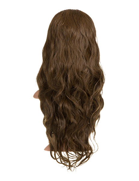 Long Beach Wave Hair 3/4 Half Head Wig Wavy Hairpiece Various Colours