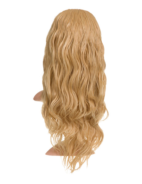 Long Beach Wave Hair 3/4 Half Head Wig Wavy Hairpiece Various Colours