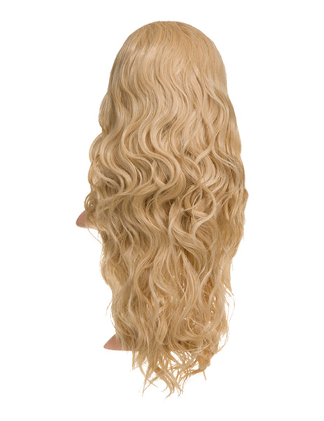 Long Beach Wave Hair 3/4 Half Head Wig Wavy Hairpiece Various Colours