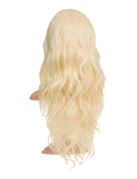 Long Beach Wave Hair 3/4 Half Head Wig Wavy Hairpiece Various Colours