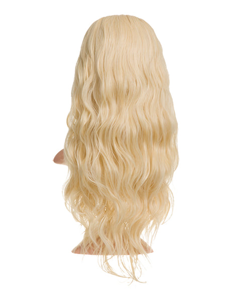 Long Beach Wave Hair 3/4 Half Head Wig Wavy Hairpiece Various Colours