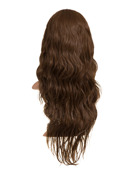 Long Beach Wave Hair 3/4 Half Head Wig Wavy Hairpiece Various Colours