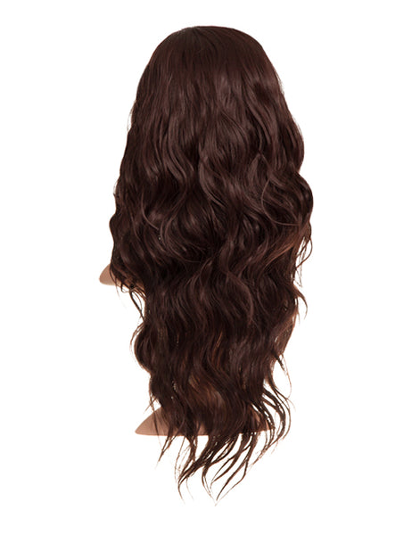 Long Beach Wave Hair 3/4 Half Head Wig Wavy Hairpiece Various Colours