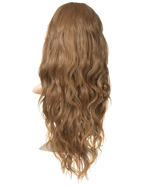 Long Beach Wave Hair 3/4 Half Head Wig Wavy Hairpiece Various Colours