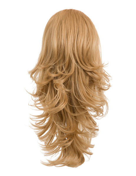 Reversible Clip In Drawstring Ponytail Extension Wavy or Curly Hair Piece