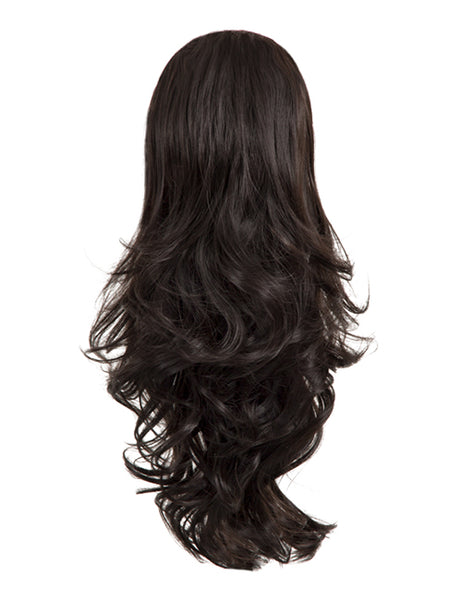 Reversible Clip In Drawstring Ponytail Extension Wavy or Curly Hair Piece