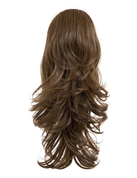 Reversible Clip In Drawstring Ponytail Extension Wavy or Curly Hair Piece