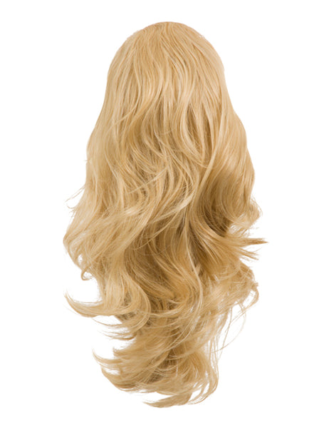 Reversible Clip In Drawstring Ponytail Extension Wavy or Curly Hair Piece