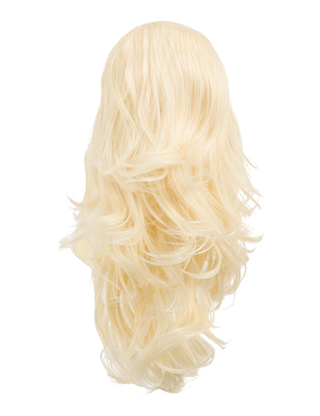 Reversible Clip In Drawstring Ponytail Extension Wavy or Curly Hair Piece