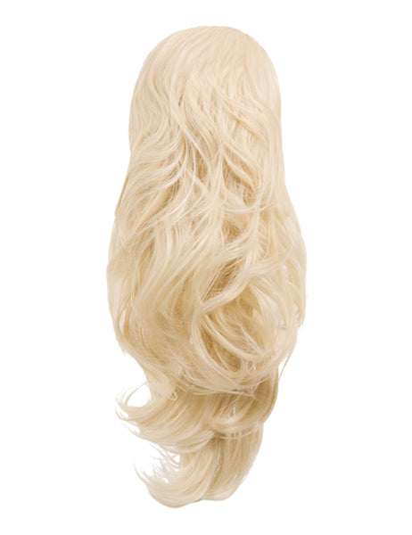 Reversible Clip In Drawstring Ponytail Extension Wavy or Curly Hair Piece