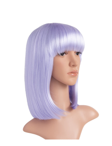 LONG COLOURFUL BOB STYLE PARTY WIG VARIOUS COLOURS