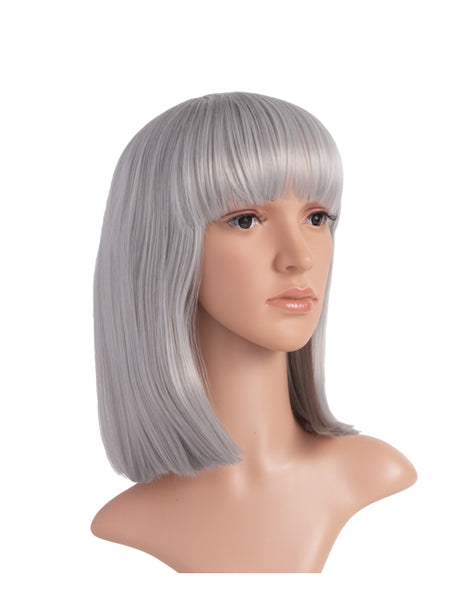 LONG COLOURFUL BOB STYLE PARTY WIG VARIOUS COLOURS