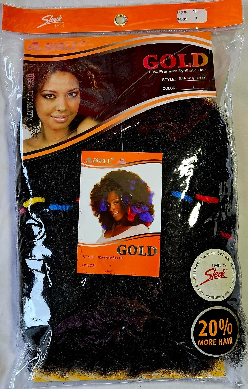 Noble Gold Kinky Bulk / Feels Like Human Hair High Quality Synthetic Hair