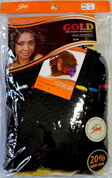Noble Gold Kinky Bulk / Feels Like Human Hair High Quality Synthetic Hair