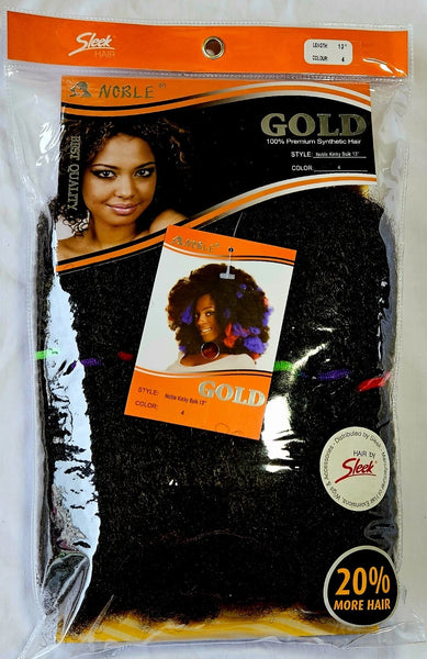 Noble Gold Kinky Bulk / Feels Like Human Hair High Quality Synthetic Hair
