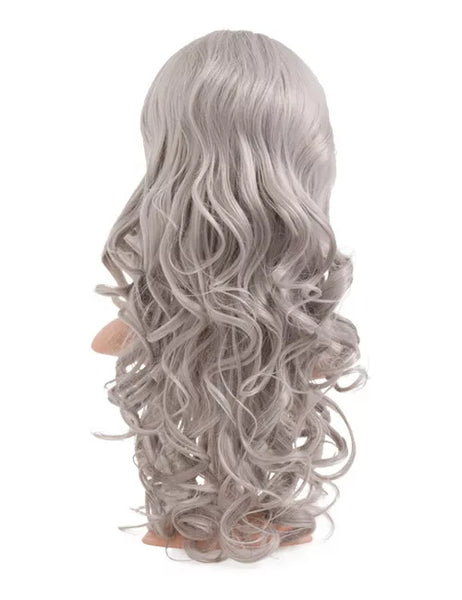 Long Beach Wave Hair 3/4 Half Head Wig Wavy Hairpiece Various Colours