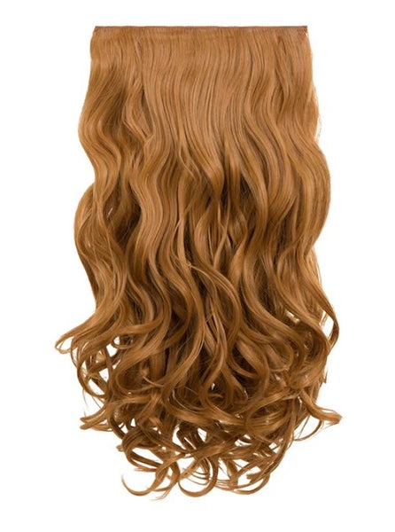 💇‍♀️ 20” Curly Clip-In Hair Extensions – Heat-Resistant Synthetic Fibre (3-Piece Set)
